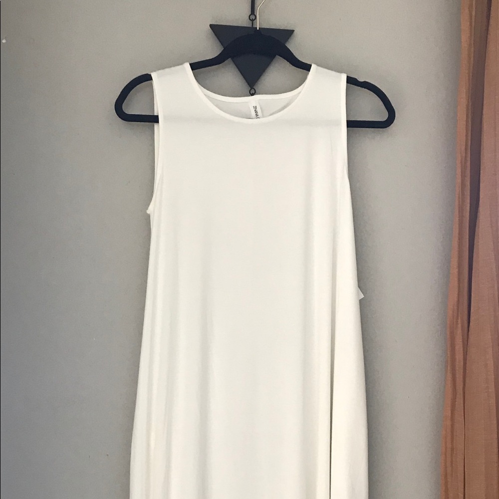 Knit tank dress.